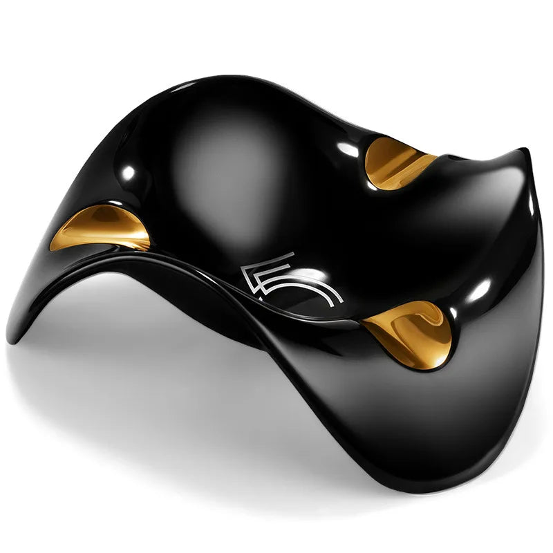 Cenicero negro elegante