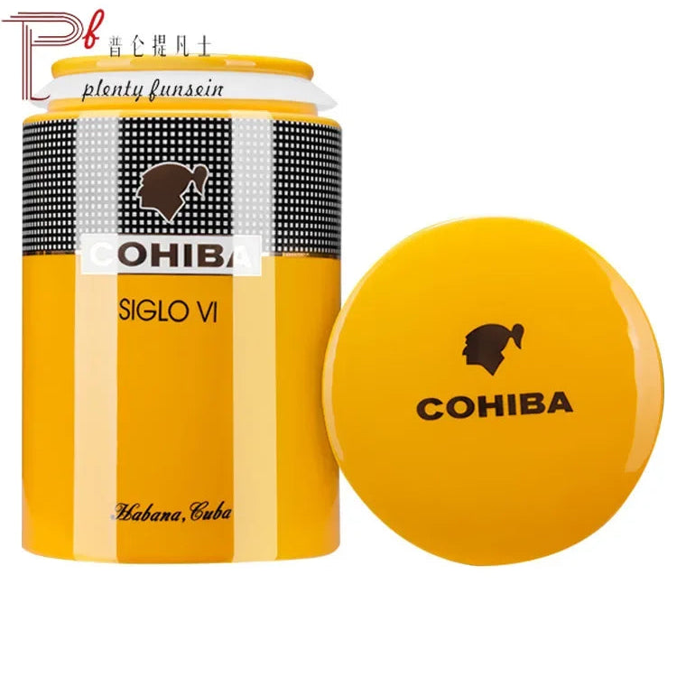 Envase Cohiba de cerámica